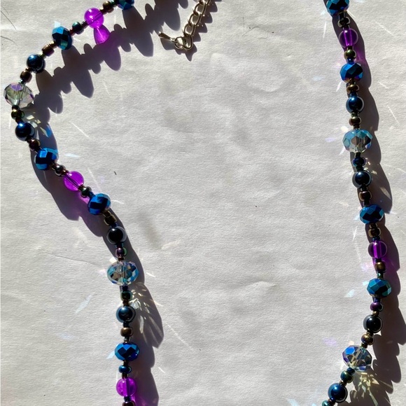 Dark Oil Slick Bead String - Picture 2 of 4